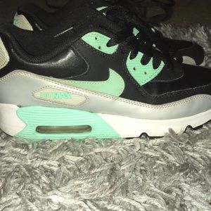 Nike Air max 90 black/mint green/white